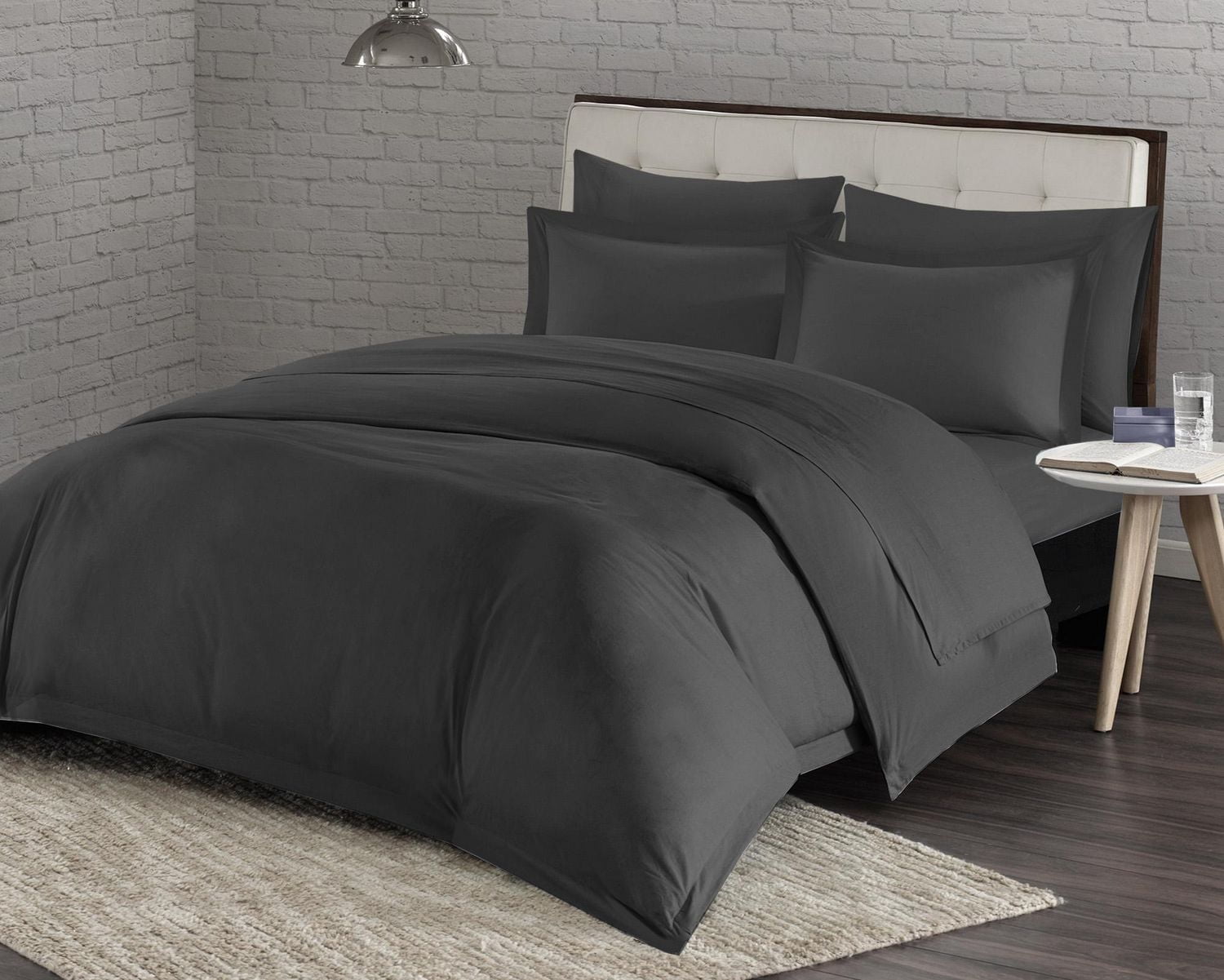 Millano Spa Grey 4 Piece Duvet Cover Set