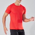 thumbnail image 1 of Compression Shirts for Men Quick Drying Summer Gym Shirts Breathable Stretchy Short Sleeve Crew Neck Basic T-Shirts for Activewear, 1 of 7