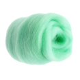 thumbnail image 1 of Wool Roving for Felting And ,10g, Fineness,18.5-26um - Light Light Green, 1 of 8