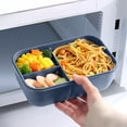 thumbnail image 4 of Oefntac Boîte à Lunch Économique Isolée et Scellée, Boîte à Lunch Portable à Compartiments pour Étudiants et Travailleurs de Bureau Pouvant Aller au Micro-Ondes, 4 of 6