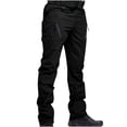 thumbnail image 1 of cllios Men's Cargo Pants Plus Size Multi Pockets Pants Outdoor Work Trousers Comfortable Camping Cargo Pants, 1 of 5
