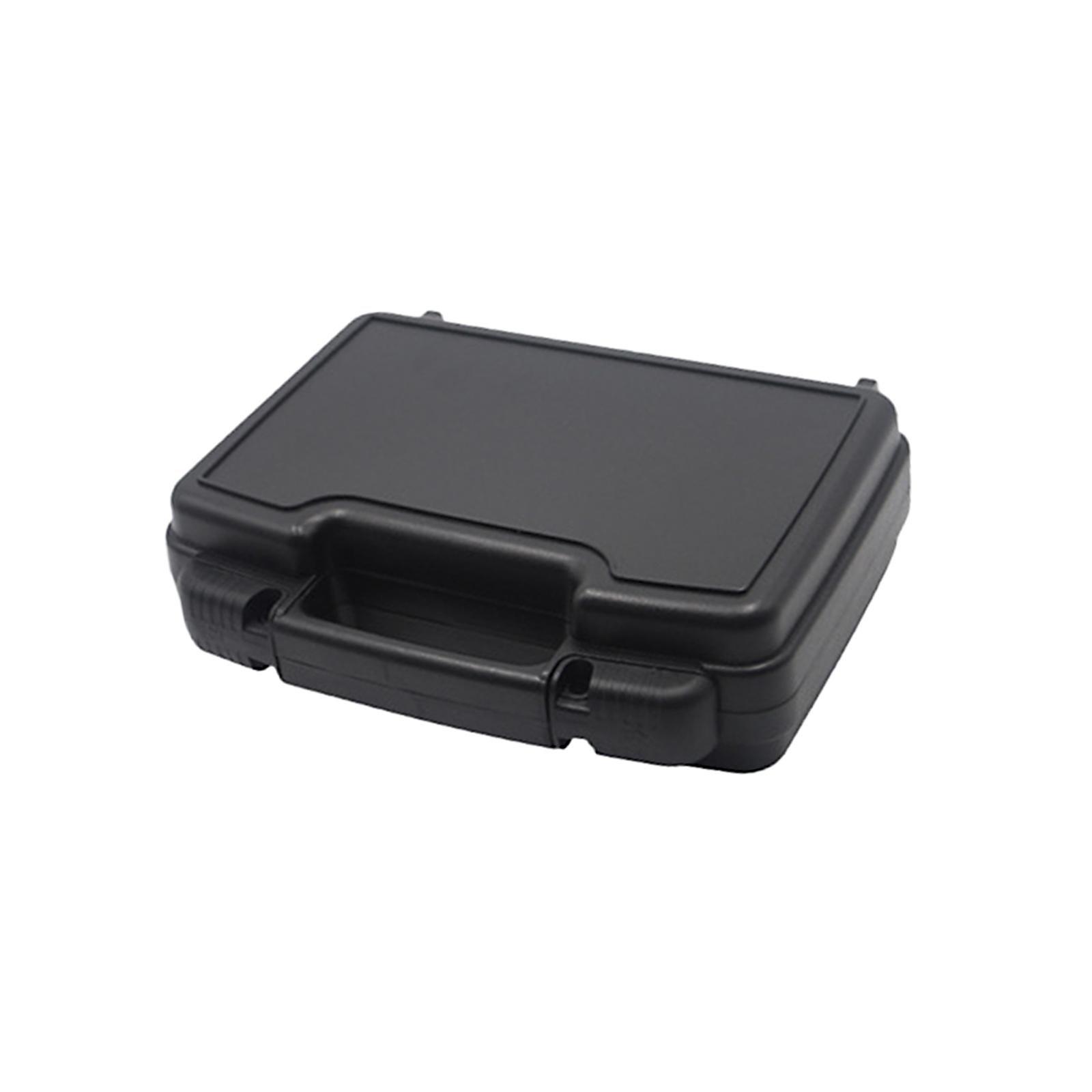 jinwen Plastic Tool Storage Box with Handle Hard Carrying Case for Travel Transport 26.5x21x8cm