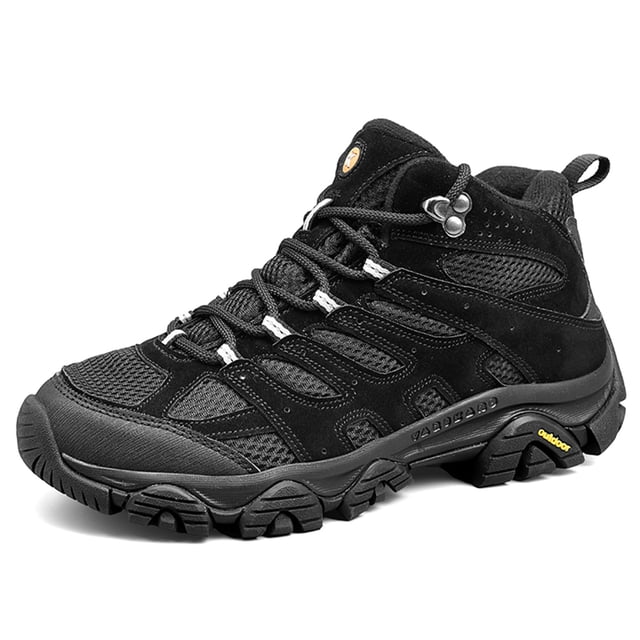 YOURDIARY Bottes de Randonnée Mi-Hautes en Maille pour Homme, Travail, Plein Air, Randonnée, Backpacking, Alpinisme, Chaussures Légères, Taille