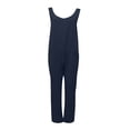 thumbnail image 4 of Birdeem Combinaison Décontractée Ample et en Vrac pour Femmes avec Poches, Combinaison Mode, Pantalon, Salopette, Combinaison en Coton et Lin, 4 of 7