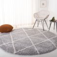 thumbnail image 1 of Safavieh Fontana Catrina Geometric Plush Shag Area Rug, 1 of 6