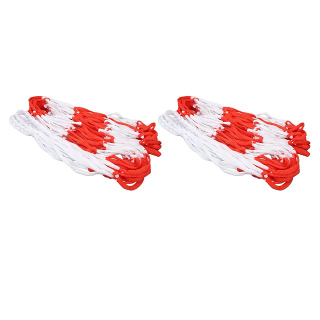 Basketball Ball Carry Mesh, Red And White Large Sports Ball Bag Nylon For School