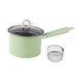 thumbnail image 2 of Siruishop Deep Frying Pot Cooking Pot Fryer for Kitchen Camping Japanese Tempura Chips Green, 2 of 8