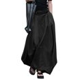 thumbnail image 1 of ZANZEA Ladies Skirts Elastic Waist Mid-Calf Length Side Pockets Skirts, 1 of 3