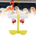 thumbnail image 4 of Double Chicken Nipple Drinker Double Chicken Nipple Waterer Drinker Automatic Hanging Drinking Cups For Poultry, 4 of 8