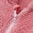 thumbnail image 4 of IROINID Discount Baby Bodysuit Long Sleeve Newborn Baby Fleece Footie Snowsuit Winter Bunting Onesies Cartoon Warm Hooded Romper Jumpsuit Outfits For Girls Boys,Pink, 4 of 8