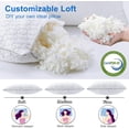 thumbnail image 4 of Cooling Pillows Queen Size Shded Memory Foam Pillows Adjustable Firm Bed Pillows Cool Cold Pillow for Hot Side Back Stomach Sleepers with Removable Washable Cover ” x ”, 4 of 8