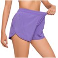 thumbnail image 1 of Timegard Running Shorts for Women Elastic Waist Lightweight Solid Color Track Shorts Loose Athletic, 1 of 3