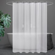 UFRIDAY Frosted Shower Curtain Liner 70 x 72 inches,PEVA Plastic Frosted Shower Liner Waterproof Vinyl Shower Curtain with 3 Big Magnets Shower Curtains for Bathroom