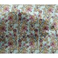thumbnail image 4 of oneOone Viscose Chiffon Fabric Leaves & Floral Block Decor Fabric Printed BTY 42 Inch Wide, 4 of 4
