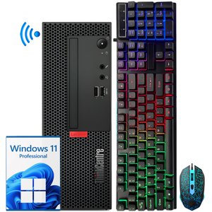 Lenovo ThinkCentre M70c SFF Windows 11 Pro Professional Desktop PC | Intel Hexa-Core i5 10400 | 16GB DDR4 RAM | 512GB NVMe SSD | Built in AX200 WIFI 6 - Refurbished Lenovo ThinkCentre M70c SFF Windows 11 Pro Professional Desktop PC | Intel Hexa-Core i5 10400 | 16GB DDR4 RAM | 512GB NVMe SSD | Built in AX200 WIFI 6 - Refurbished