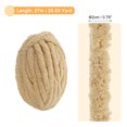 thumbnail image 2 of Unique Bargains Chunky Polyester Light Brown Chenille Yarn, 27m x 2cm, 1 Piece, 2 of 6