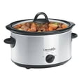 thumbnail image 1 of Crock-Pot Manual Slow Cooker, Stainless Steel, 1 of 1