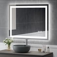 thumbnail image 1 of USHOWER Miroir de Salle de Bain Moderne à DEL 40 X 32 Po - Miroir de Meuble-Lavabo Rétroéclairé Intelligent avec Antibuée, Lumières à Intensité Réglable, Mural, Verre Trempé 1/5 Po, 1 of 4