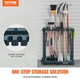 thumbnail image 2 of VEVOR Garden Tool Organizer, 10 Slots, Yard Tool Tower Rack for Garage Organization and Storage, Hold Long-Handled Tool/Rake/Broom/Shovel, PP Garden Tool Stand Holder Organizer for Yard, Shed, Outdoor, 2 of 9