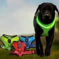 thumbnail image 4 of TIELUTT Laisse Lumineuse Harnais Réfléchissant Ajustable Collier à DEL Rechargeable par USB Bandes Ventrales pour Chiens Mâles avec Anneaux à Boutons-Pression Grand Gilet Coyote pour Chat Podomètre à Enjambement Bas Chandails pour Chiot pour Petits Chiens Extr, 4 of 4