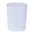 thumbnail image 2 of Mainstays Flip Top Plastic Wastebasket White, 2 of 5