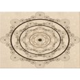 thumbnail image 1 of Ahgly Company Machine Washable Indoor Rectangle Transitional Peach Beige Area Rugs, 2' x 4', 1 of 7