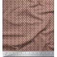 thumbnail image 1 of Soimoi Silk Fabric Ogee Small Printed Craft Fabric by The Yard 42 Inch Wide, 1 of 3