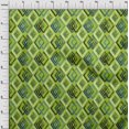 thumbnail image 4 of oneOone Tissu Polyester Lycra Vert Pâle Tissu Géométrique pour Robe Tissu Imprimé Tissu au Mètre 56 Pouces de Large, 4 of 5
