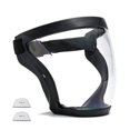 thumbnail image 1 of Masque Protecteur Intégral Transparent avec Conception Imperméable, Lentille de Vision Claire, Trous de Ventilation, Comprend 2 Cartouches, 1 of 2