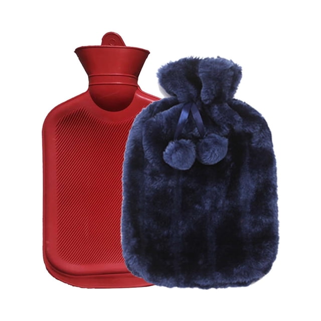 Yhmxh Home and Kitchen,Home Essentials 2L Hot Water Bottle Artificial Cloth Hot Water Bottle Thermotherapy Cold Protection Detachable Hand Warmer Hot Water Bottle Hot Water Bottle