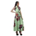 thumbnail image 2 of Moomaya Robe d'Été Sans Manches Chemise à Boutons Tenues Décontractées Femmes Grande Taille, 2 of 4