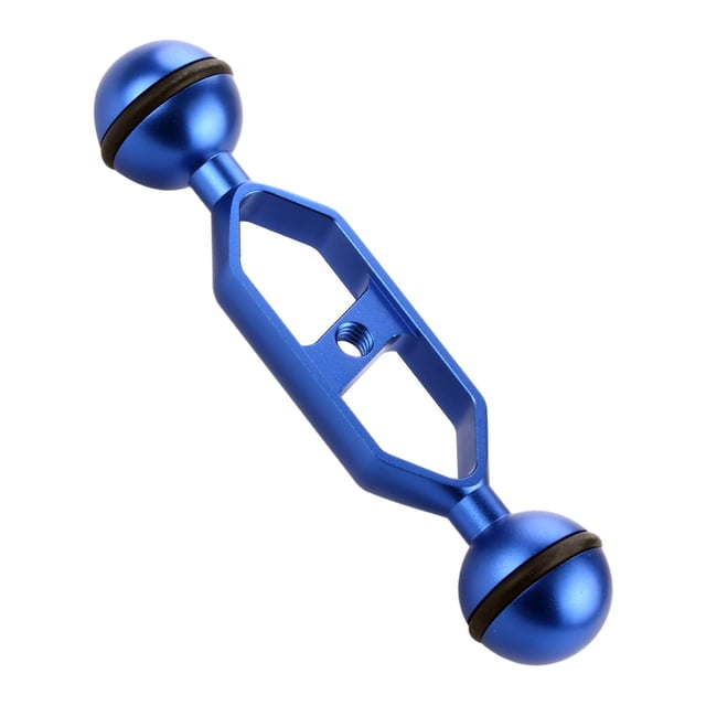 Almencla Aluminum Alloy Underwater Extension Arm Diving Tray for Video Light Lighting Blue