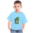 thumbnail image 1 of EGNMCR Chemisiers et Chemises à Manches Courtes à Col Rond Tout-Petits Enfants Garçons Filles Mode Mignon Col Rond Imprimé Haut à Manches Courtes Blouse Fille, 1 of 6