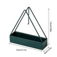 thumbnail image 3 of Oleegame 1PC Spoon And Lid Rest Reel Stand Portable Triangular Recycling Tray Outdoor Vertical Stand Swimming Pool Terrace Fire Coil Tray Holder Green, 3 of 9