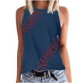 thumbnail image 1 of Birdeem Women Floral Printing Tank Fit Round-Neck Sleeveless Block Shirts Tunic Tee Tops, 1 of 7