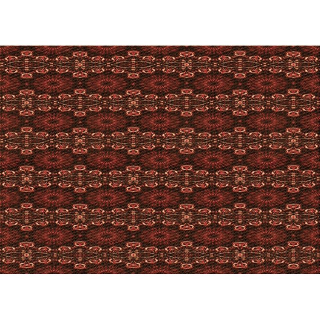 Ahgly Company Tapis d'Intérieur Lavables en Machine Rectangle Transitionnel Brun Acajou, 2' x 4'