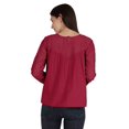 thumbnail image 4 of Moomaya Haut en Dentelle Style Victorien pour Femmes Manches Longues Tunique Décontractée Unie, 4 of 6