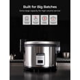 thumbnail image 2 of CUCKOO CR-3055 30-Cup (Uncooked) / 60-Cup (Cooked) Large Capacity Commercial Rice Cooker & Warmer with Nonstick Inner Pot, Switch Press (Silver/Black), 2 of 7