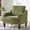 Green-Chenille, variant on Ktaxon Accent Chair with Thick Cushion, Mid-Century Modern Single Sofa Chenille Armchair for Living Room, Bedroom Green