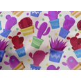 thumbnail image 5 of oneOone Cotton Poplin Fabric Leaves & Floral Block Printed Craft Fabric BTY 56 Inch Wide, 5 of 5