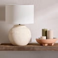 thumbnail image 4 of Bouclair Off White Ceramic Table Lamp, 4 of 10