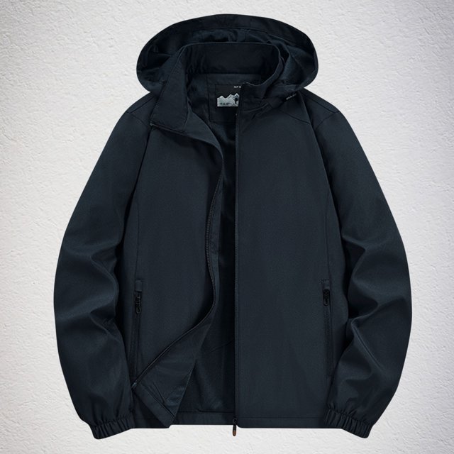 LOVZFMLL Jackets for Men's Solid Color Velvet Winter Windproof Hooded Long Sleeved Pocket. This men's jacket features a solid black color, velvet material, and a windproof design. It includes a hood, long sleeves, and two zippered pockets. Suitable for outdoor, casual, and daily wear, it offers a stylish and functional option for winter. Available in multiple sizes, from Medium to 5X-Large.