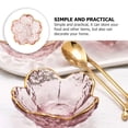 thumbnail image 3 of MasteelfCA 6pcs Glass Fruit Plate Glass Salad Bowl Flower Design Jewelry Tray Storage Tray, 3 of 9