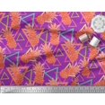 thumbnail image 3 of Soimoi Silk Fabric Triangle & Pine Fruits Print Sewing Fabric Yard 42 Inch Wide, 3 of 5