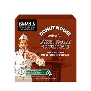 Donut House Collection Pochettes à café K-Cup, 30 Pods pour les cafetières Keurig