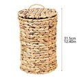 thumbnail image 3 of Hand Woven Natural Fiber Gourd Style Storage for Tabletop Bedroom Kitchen Can and Decorative Organizer, 3 of 7