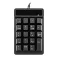 thumbnail image 1 of Amdohai USB Wired Numeric Keypad Mechanical Feel Number Pad Keyboard 19 Keys Water-proof for Laptop Desktop PC Notebook Black, 1 of 7