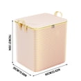 thumbnail image 3 of TIMIFISClothes Storage Box For Home Moving Large-capacity Wardrobe Clothing Storage Box Bag-proof Storage Basket Box, 3 of 7