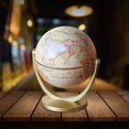 thumbnail image 4 of Vintage English Edition Globe World Map Earth Globes with Base Decoration, 4 of 6