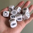 thumbnail image 4 of 9 Pcs dés de Jeu Créatifs Mode dés Acryliques dés de Table pour Narration, 4 of 5
